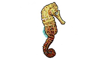 Artistry In Mosaics Seahorse Glass Mosaic | 22" x 9" | G-SHM