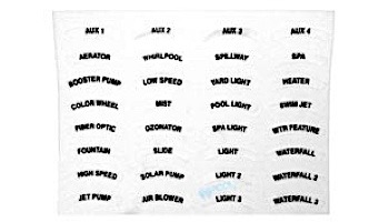 Jandy Spa Side Switch Decal Set | 5400