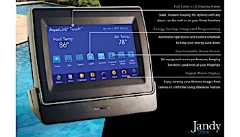 Jandy AquaLink TouchLink Surface Mount Wired Control Panel | TCHLNK-WS