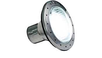 Jandy White Pool Light for Inground Pools with Stainless Steel Facering | 300W 120V 50 ft Cord | WPHV300WS50