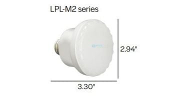 J&J Electronics PureWhite Pro LED Spa Lamp | 120V Cool White Equivalent to 100W | LPL-M2-CW-120 | 26710 46710