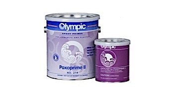 Olympic Poxoprime II Epoxy Pool Paint Primer Kit | Primer + Catalyst 1-Gallon | 214 G 214-GL