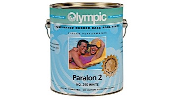 Olympic Paralon 2 Chlorinated Rubber Pool Paint | 1-Gallon | White | 290 G 290-GL