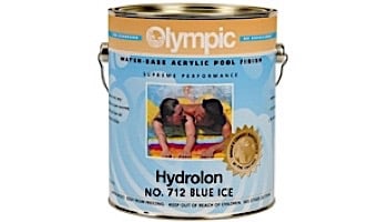 Olympic Hydrolon Acrylic Pool Paint | 1-Gallon | Blue Ice | 712 G 712-GL