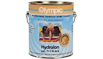 Olympic Hydrolon Acrylic Pool Paint | 1-Gallon | Black | 717 G 717-GL