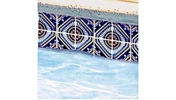 National Pool Tile Iberia Series | Royal Blue Print | Cadiz