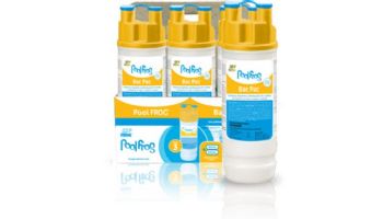King Technology Pool FROG Bac Pac 5051 Pre-Filled Trichlor Sanitizer Tablets | 2.2 Lbs. Cylinder | 01-03-5050 | 01-03-5880