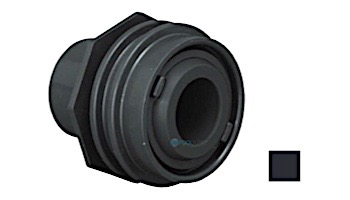 AquaStar 1" Flush Mount Return Fitting with Water Stop | Black | 302