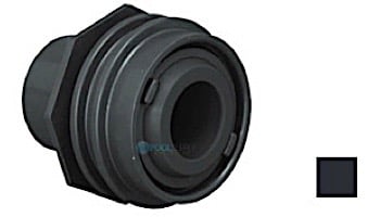 AquaStar 1" Flush Mount Return Fitting with Water Stop | Black | 302