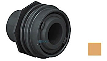 AquaStar 1" Flush Mount Return Fitting with Water Stop | Tan | 308
