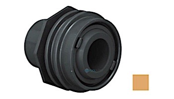 AquaStar 1" Flush Mount Return Fitting with Water Stop | Tan | 308