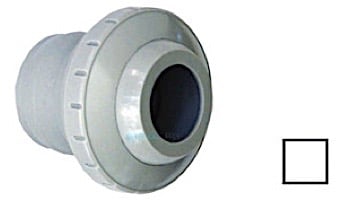 AquaStar Three Piece Directional Eyeball Fitting | 1-1/2" Knock-In | with .5" Orifice | White | 4301