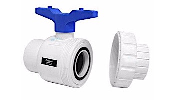 Lasco Ball Valve 1-.5" Single Union SxS PVC | V17131W