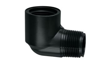 Lasco 1" Mipt x Fipt 40 PVC Polyethylene 90 Street Elbow | M412010