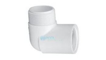 Lasco 1" Mipt x Fipt 40 PVC Polyethylene 90 Street Elbow | M412010