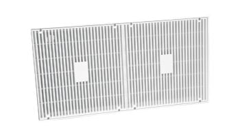 Neptune Benson SuperFlow Molded Drain Cover | Frame and Grate | 18" x 36" | White | 1000-8329