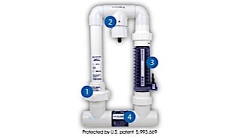 AutoPilot Manifold Salt Cell Generator with SC-60 RC-52 PPC4 cell and Base for 60,000 Gallons | 94113 PPM4