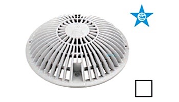 AquaStar 8" Round Retrofit Hockey Puck Sumpless Suction Outlet Bushing and Screw Kit (VGB Series) | White | R8HP101