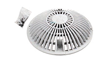 AquaStar 8" Round Retrofit Hockey Puck Sumpless Suction Outlet Bushing and Screw Kit (VGB Series) | White | R8HP101