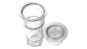 AquaStar 5" Umbrealla Stands with Sleeve and Center Cap Clear | SMUSCC00