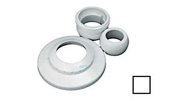 AquaStar Decorative Cover with 1" Eyeball and Threaded Core | White | DC101