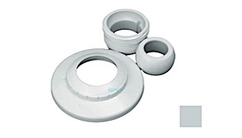 AquaStar Decorative Cover with 1" Eyeball and Threaded Core | Light Gray | DC103