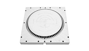 AquaStar 12X12 Square Retrofit to 10 inch Anti Entrapment Suction Outlet Cover White | RFS12101