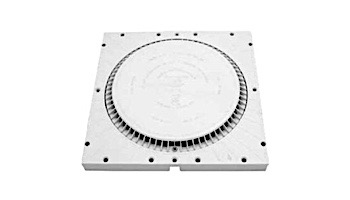AquaStar 12x12 Square Retrofit to 10 inch Anti Entrapment Suction Outlet Cover Dark Gray | RFS12105VGB