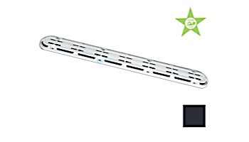 AquaStar 32" Channel Drain Anti-Entrapment (Anti-Vortex) Suction Outlet Covers and Frames | Black | 32CDAVFR102