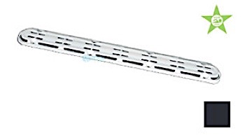 AquaStar 32" Channel Drain Anti-Entrapment (Anti-Vortex) Suction Outlet Covers and Frames | White | 32CDAVFR101