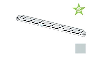 AquaStar 32" Channel Drain Anti-Entrapment (Anti-Vortex) Suction Outlet Covers and Frames | Light Gray | 32CDAVFR103