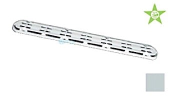 AquaStar 32" Channel Drain Anti-Entrapment (Anti-Vortex) Suction Outlet Covers and Frames | White | 32CDAVFR101