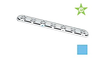 AquaStar 32" Channel Drain Anti-Entrapment (Anti-Vortex) Suction Outlet Covers and Frames | Blue | 32CDAVFR104