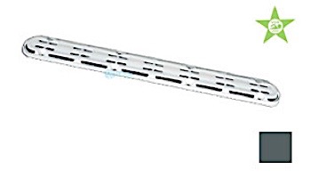 AquaStar 32" Channel Drain Anti-Entrapment (Anti-Vortex) Suction Outlet Covers and Frames | White | 32CDAVFR101
