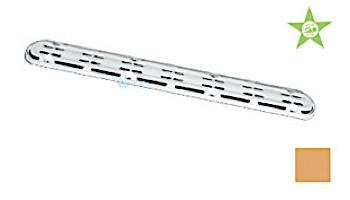 AquaStar 32" Channel Drain Anti-Entrapment (Anti-Vortex) Suction Outlet Covers and Frames | White | 32CDAVFR101
