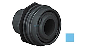 AquaStar 1" Flush Mount Return Fitting with Water Stop | Blue | 304