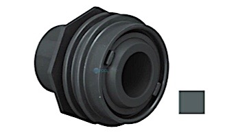 AquaStar Flus-Mount Return Fitting | with Water Stop Eyeball and Nut Aim Flow | with 3/4" Orifice | Dark Gray | 305B