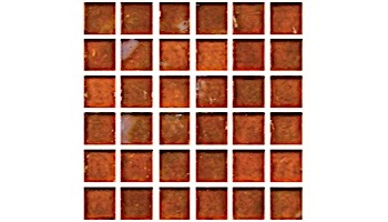 National Pool Tile Arctic 1x1 Glass Series Pool Tile | Amber | AT005