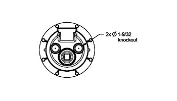 AquaStar 8" Anti-Entrapment Suction Outlet Covers and Sumps with Adjustable Collar | 8SBAC101