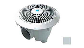 AquaStar 8'' Star Anti-Entrapment Cover, Solid Riser Ring and Standard Sump (VGB Series) | Light Gray | A8RSB103