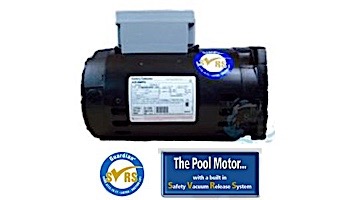 Century A.O. Smith GUARDIAN Square Flange Up-Rated SVRS Motor 3G10630 | 1.5HP 115V 230V | BG854A