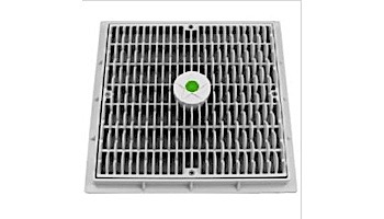 AquaStar 12x12 Square Wave Anti Entrapment Suction Outlet Covers and Frames White | WAV12101