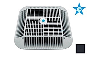 AquaStar 16" Square Anti-Entrapment Suction Outlet Cover and Retro-Adapter Sub-Frame for 12" Square 1" Deep Retrofits (VGB Series) Black | R1216102