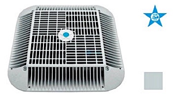 AquaStar 16" Square Anti-Entrapment Suction Outlet Cover and Retro-Adapter Sub-Frame for 12" Square 1" Deep Retrofits (VGB Series) White | R1216101