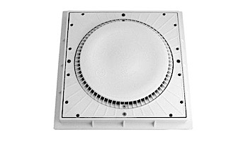 AquaStar 12 inch Shallow Square to 10 inch Anti Entrapment Suction Outlet Cover and Frame White | SRFS12101