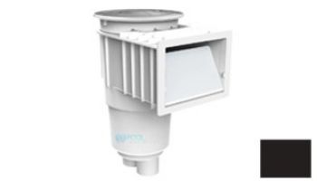 AquaStar Flow Star Standard Skimmer with Flush Face, Float Assembly, Basket, Lid and Adjustable Collar | Black | SKR202
