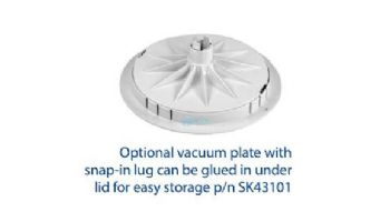 AquaStar Flow Star Standard Skimmer with Flush Face, Float Assembly, Basket, Lid and Adjustable Collar | Dark Gray | SKR205