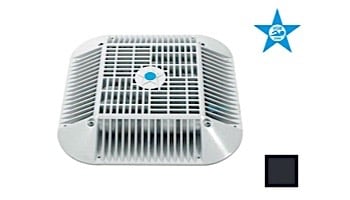 AquaStar 14" Square Anti-Entrapment Suction Outlet Cover and Retro-Adapter Sub-Frame for 9" Square 1" Deep Retrofits (VGB Series) Black | R914102