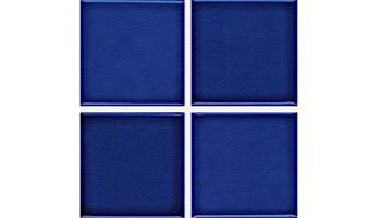 National Pool Tile Marine Field 3x3 Series Pool Tile | Cobalt Blue | M350
