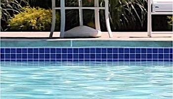National Pool Tile Marine Field 3x3 Series Pool Tile | Cobalt Blue | M350